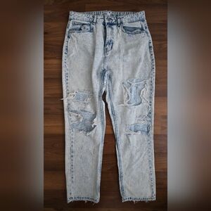 Refuge Light Blue Distressed Boyfriend Jeans